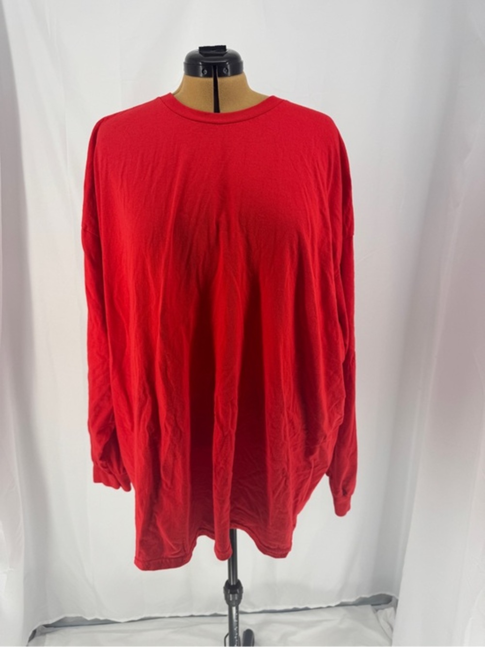 Gildan Red Long Sleeve Tee 0048